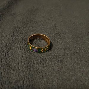 Flower ring sterling silver